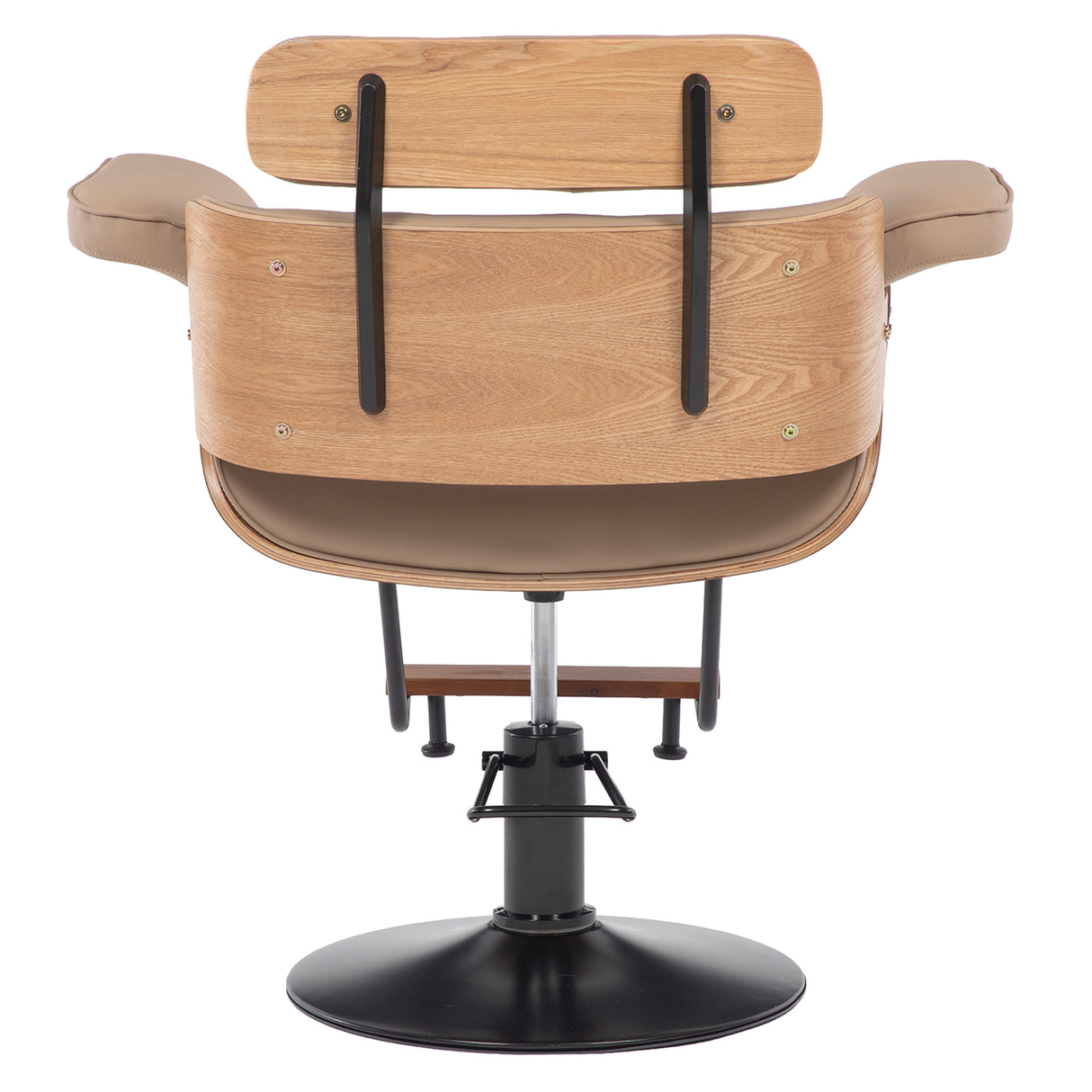 Silla hidraulica con madera modelo Francia nude