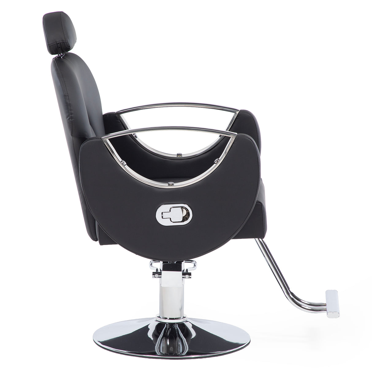 silla hidráulica reclinable peluquería negro