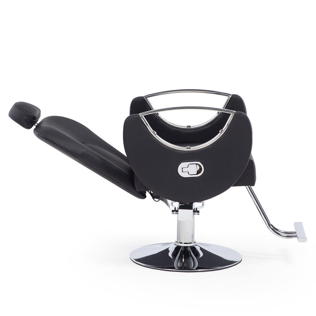 silla hidráulica reclinable peluquería negro