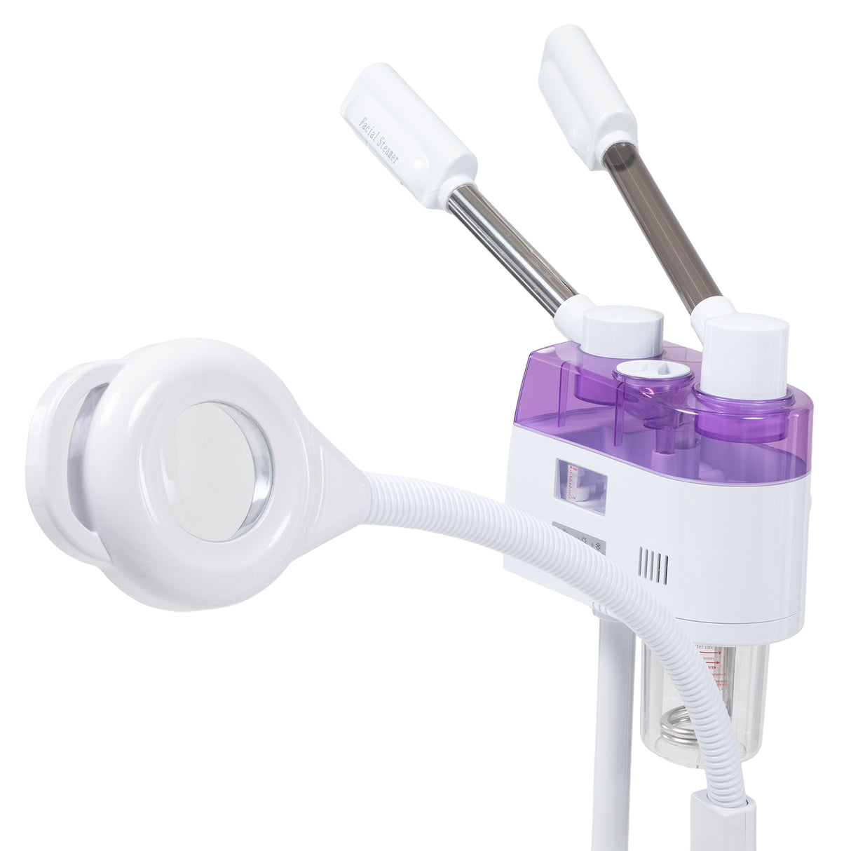 vaporizador pedestal ozono 3 en 1 brazo lampara ajustable