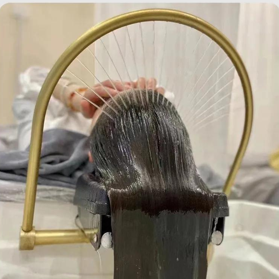 Lavacabeza de hidroterapia de acomplamiento con camilla