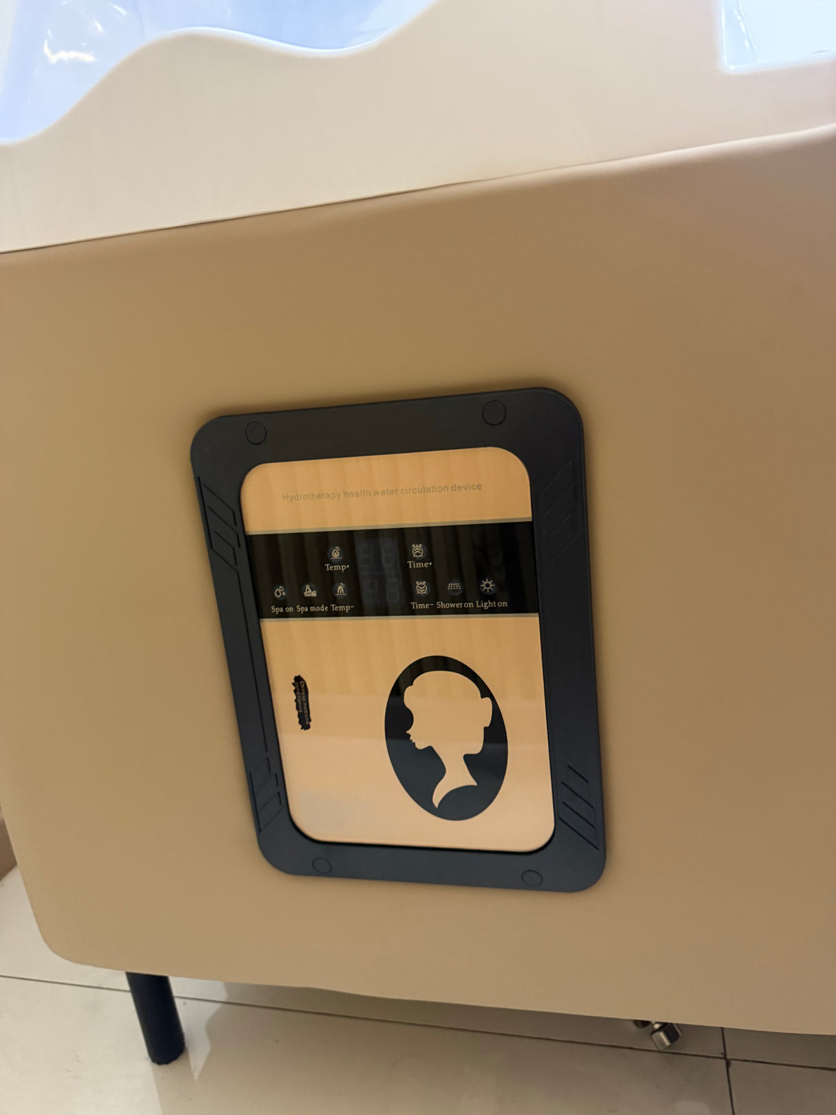 Lavacabeza de hidroterapia de acomplamiento con camilla nude