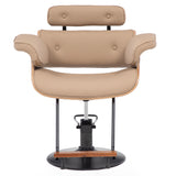 Silla hidraulica con madera modelo Francia nude