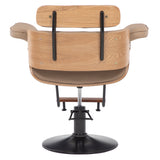 Silla hidraulica con madera modelo Francia nude
