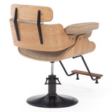 Silla hidraulica con madera modelo Francia nude