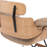 Silla hidraulica con madera modelo Francia nude