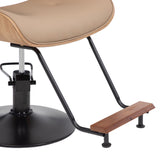 Silla hidraulica con madera modelo Francia nude