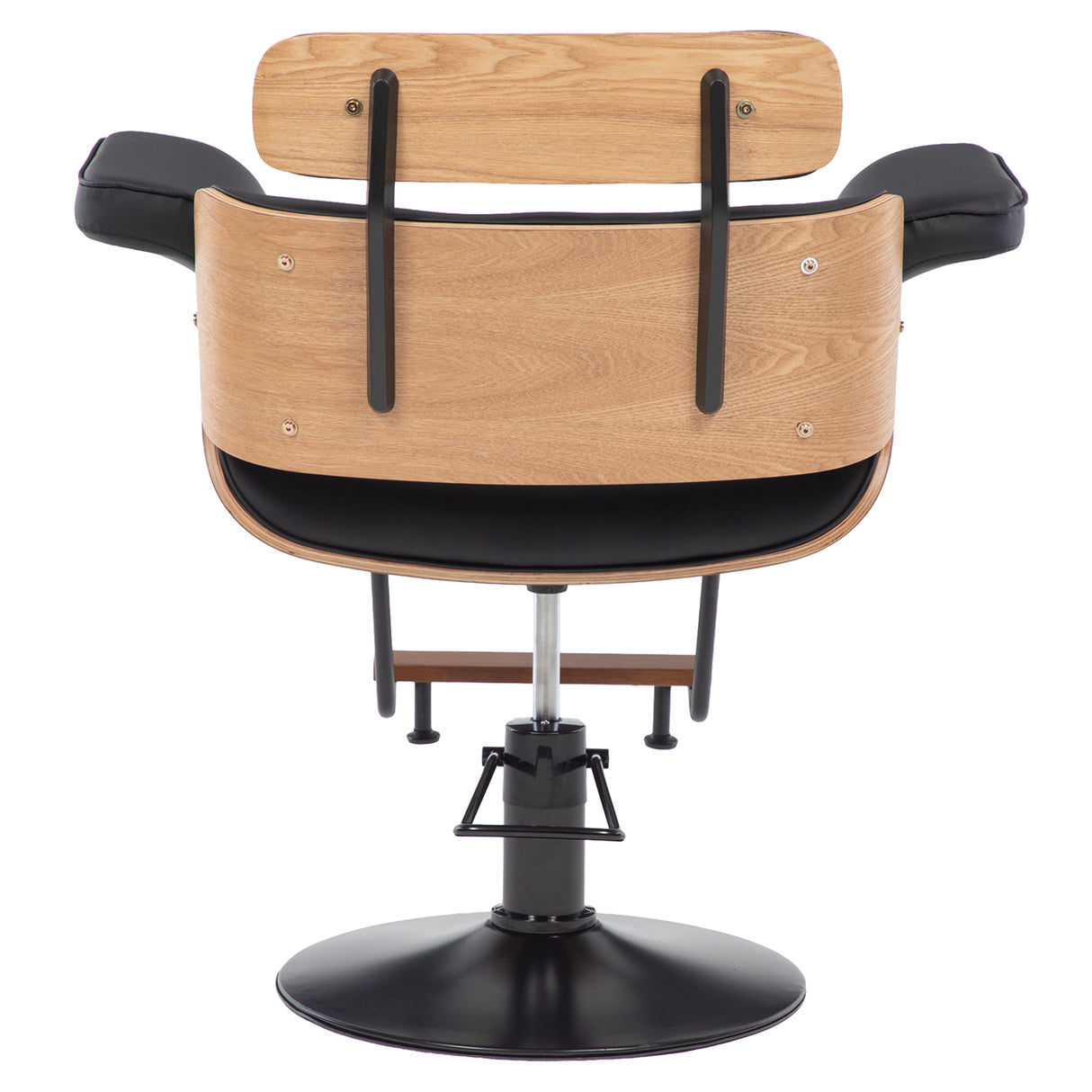 Silla hidraulica con madera modelo Francia negro