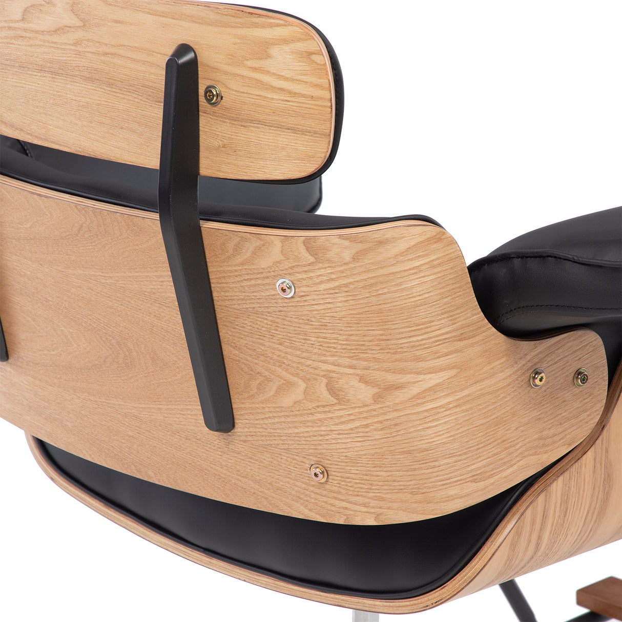 Silla hidraulica con madera modelo Francia negro