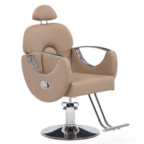 Silla Hidráulica Reclinable Peluquería nude para peluquería y barbería - Impo Salon