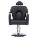 silla hidráulica reclinable peluquería negro