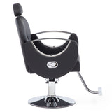 silla hidráulica reclinable peluquería negro