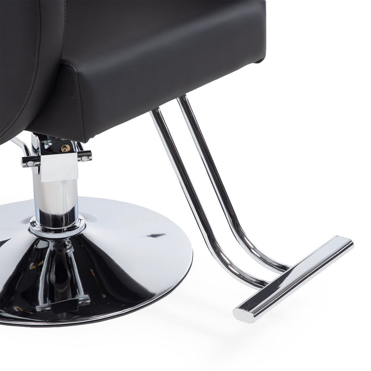 silla hidráulica reclinable peluquería negro