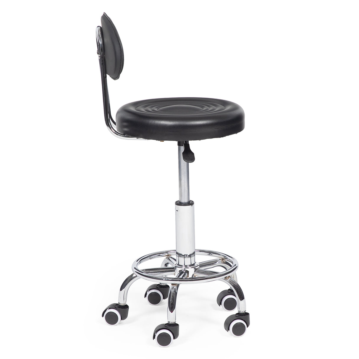 Taburete Con Respaldo silla de peluquería giratorio ajustable