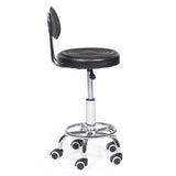 Taburete Con Respaldo silla de peluquería giratorio ajustable