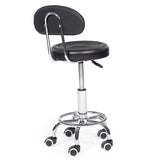 Taburete Con Respaldo silla de peluquería giratorio ajustable