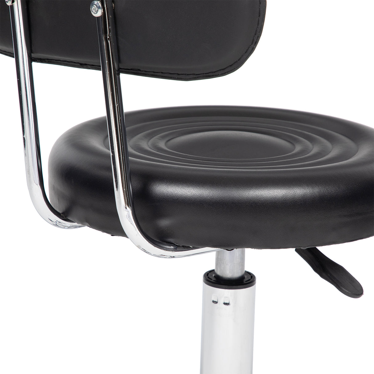 Taburete Con Respaldo silla de peluquería giratorio ajustable