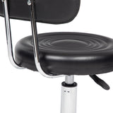Taburete Con Respaldo silla de peluquería giratorio ajustable