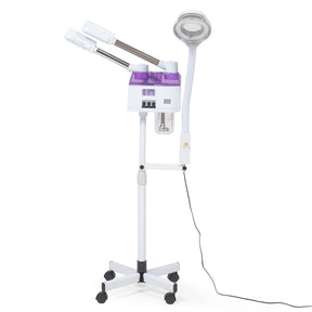 vaporizador pedestal ozono 3 en 1 brazo lampara ajustable para peluquería y barbería - Impo Salon