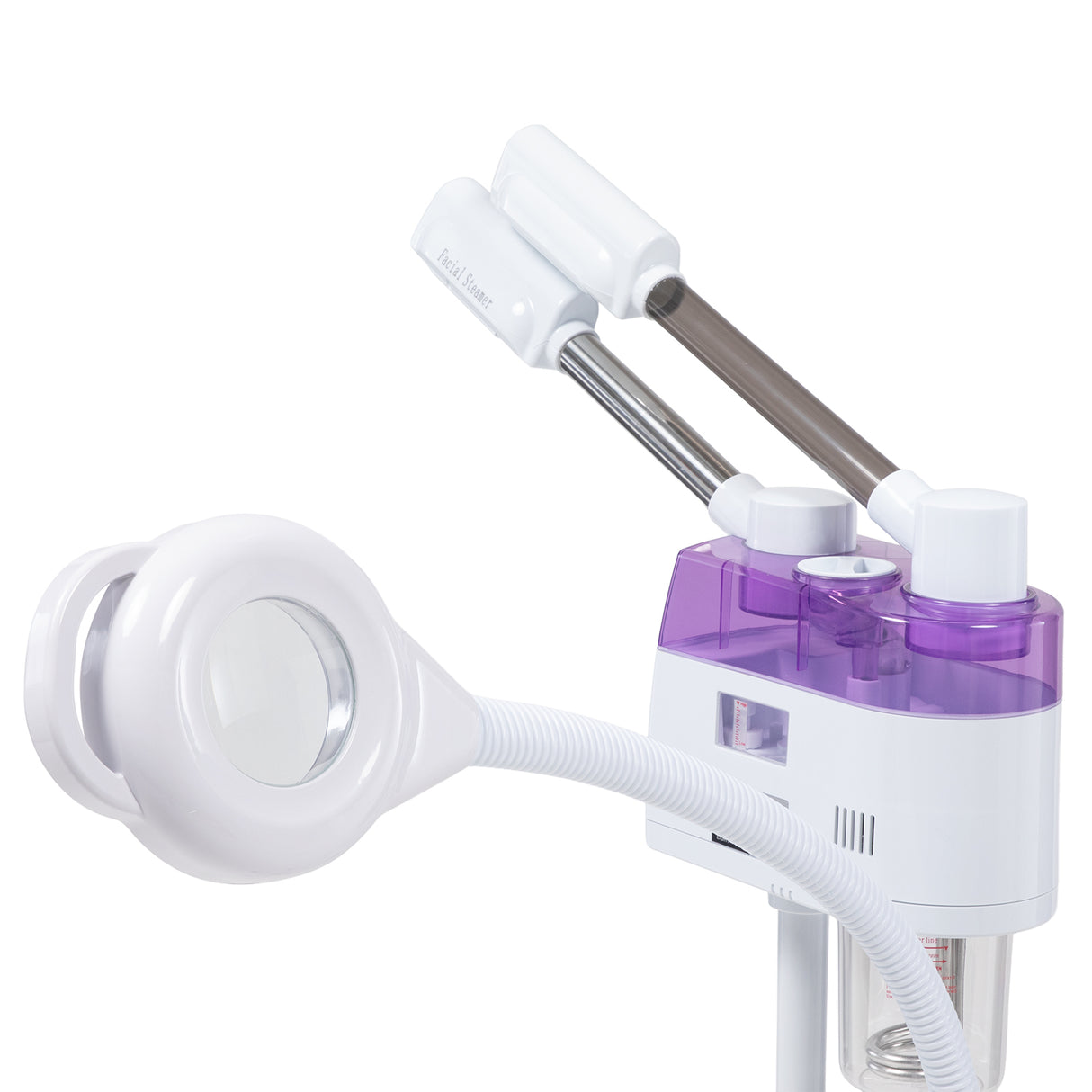 vaporizador pedestal ozono 3 en 1 brazo lampara ajustable