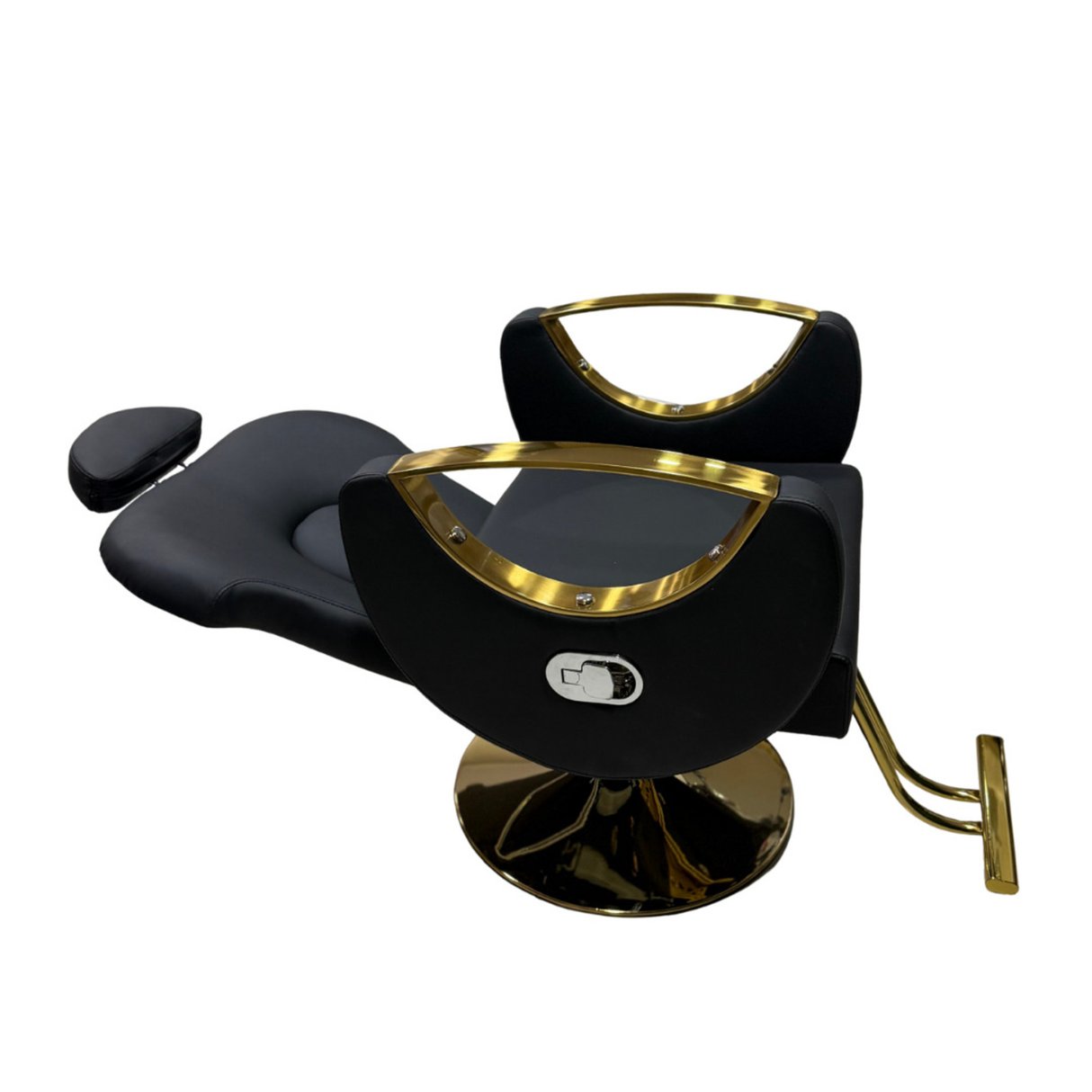 silla hidráulica reclinable peluquería negro