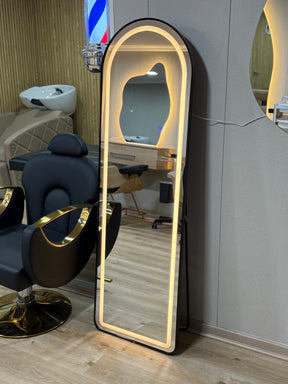 Espejo modelo Ebano para peluquería y barbería - Impo Salon