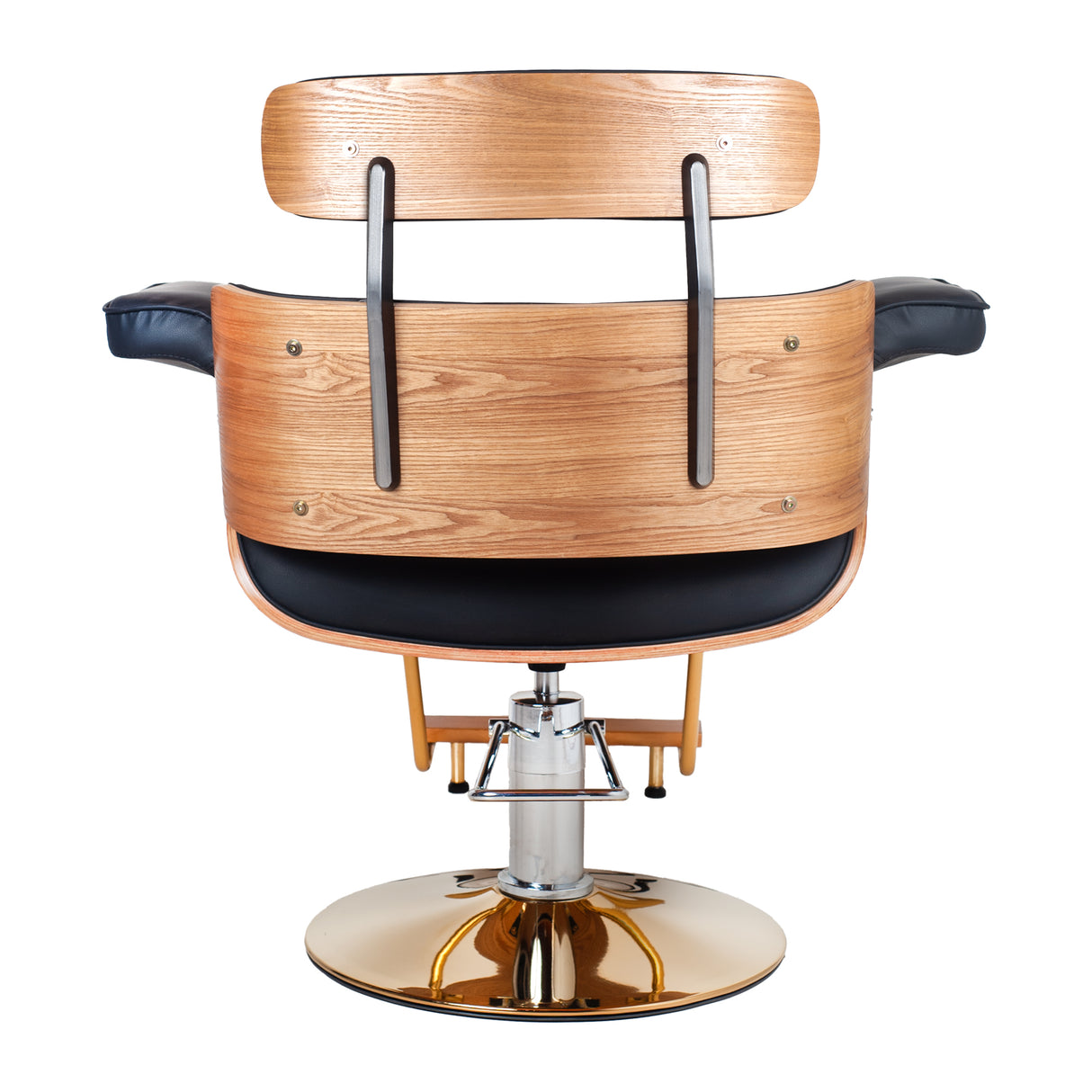 Silla hidraulica con madera modelo Francia negro